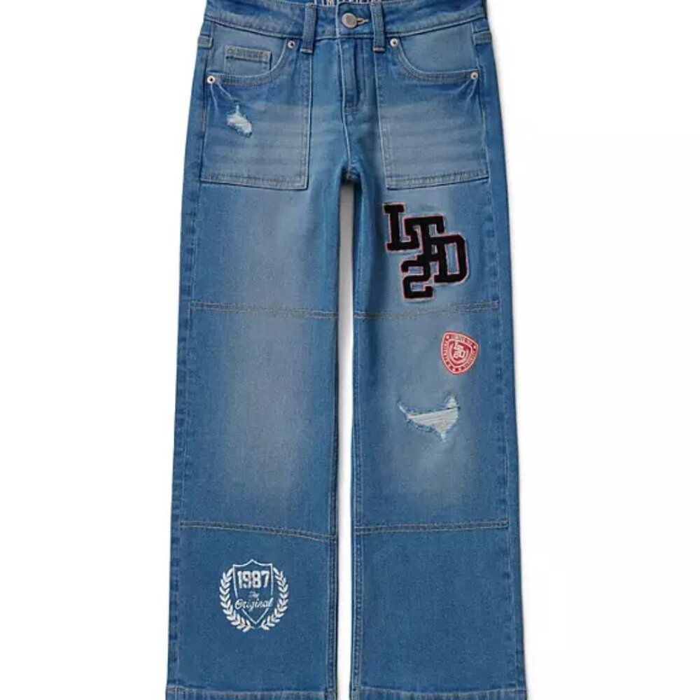 LIMITED TOO Girls Straight Leg Demin Jeans